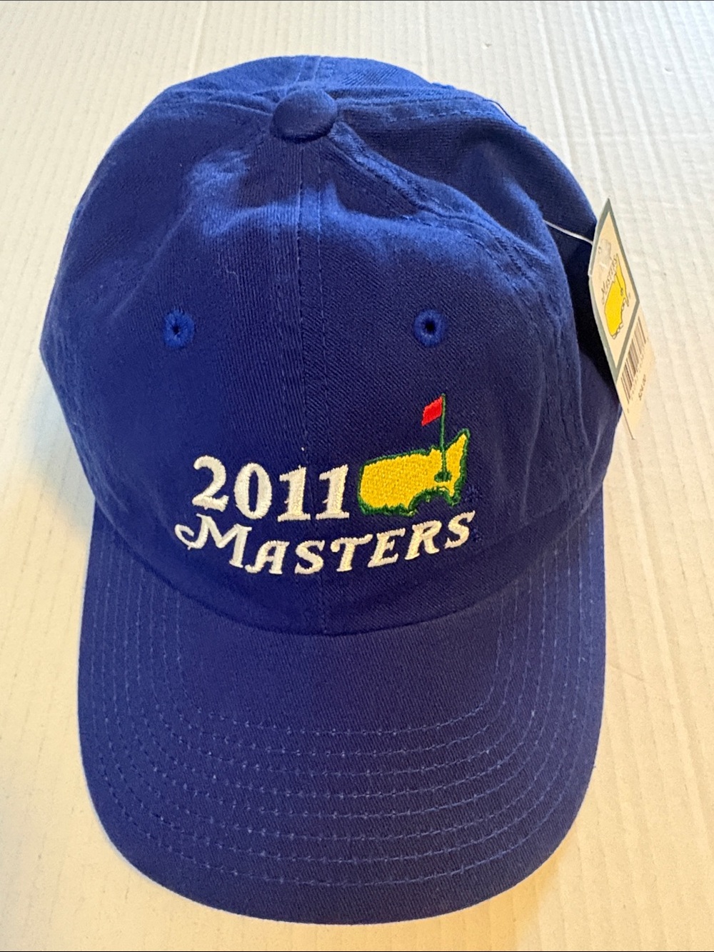 The Masters 75th 2011 Golf Cap Bay Blue NWT